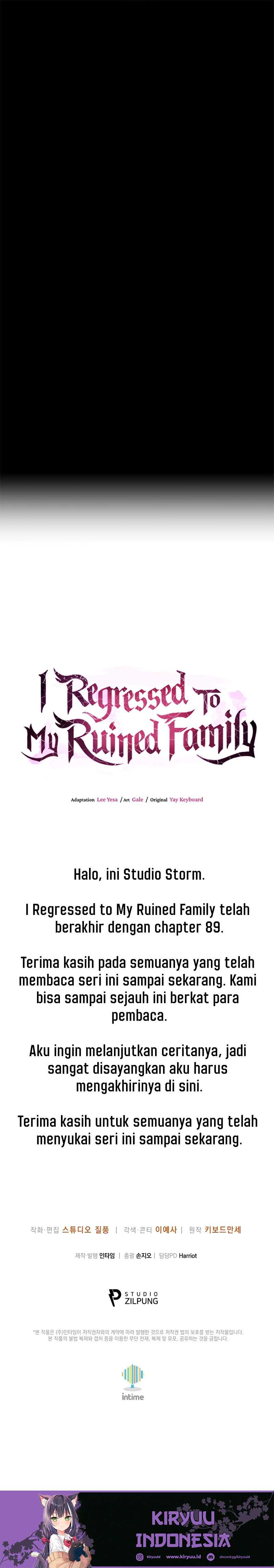 I Regressed to My Ruined Family Chapter 89 Gambar 12