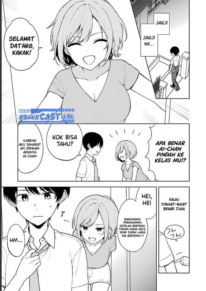 Chikan Saresou ni Natteiru S-kyuu Bishoujo wo Tasuketara Tonari no Seki no Osanajimi datta Chapter 54 Gambar 4