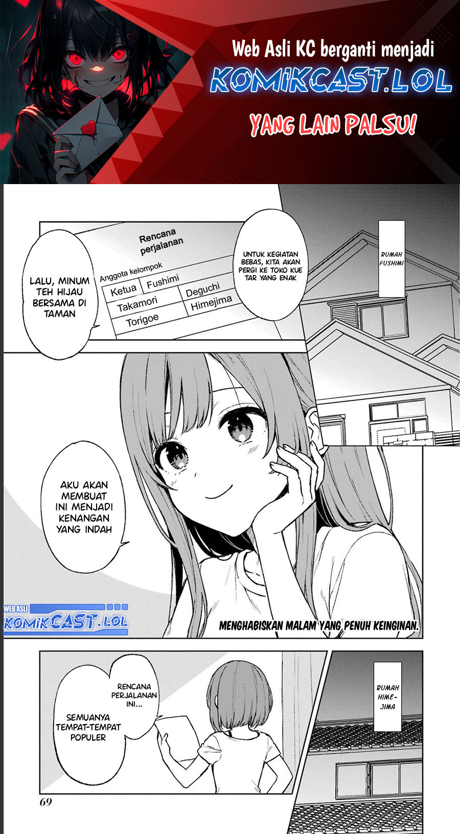 Baca Manga Chikan Saresou ni Natteiru S-kyuu Bishoujo wo Tasuketara Tonari no Seki no Osanajimi datta Chapter 56 Gambar 2