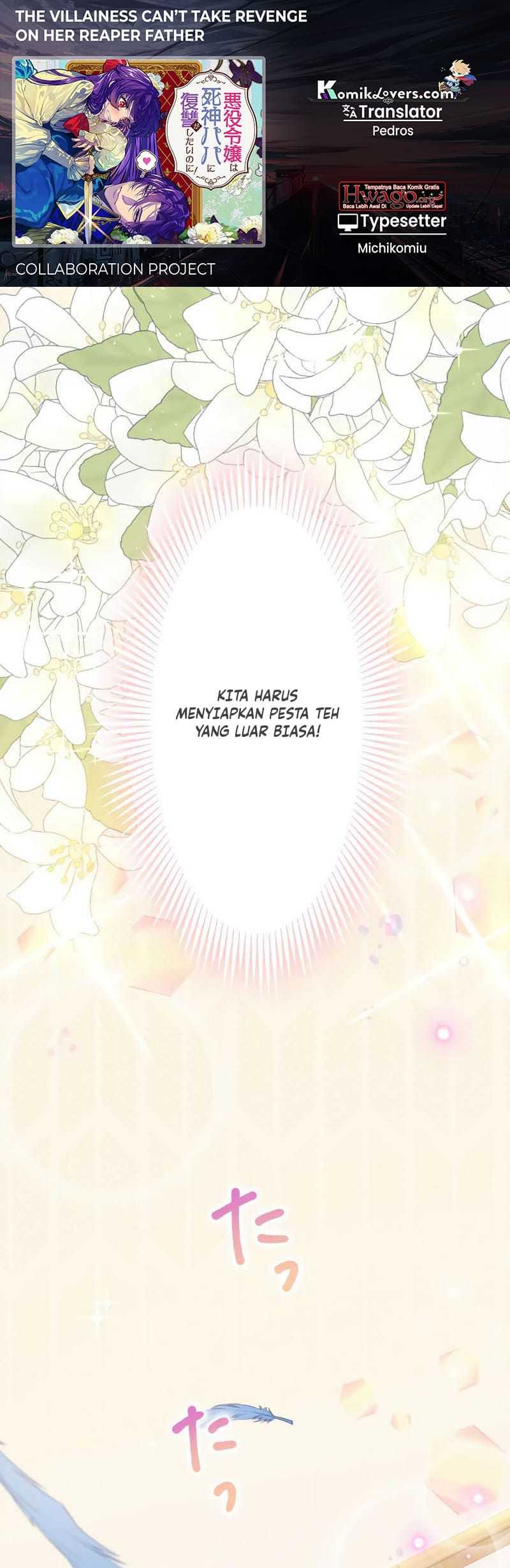 Baca Komik The Villainess Can’t Take Revenge on Her Reaper Father Chapter 7 Gambar 1