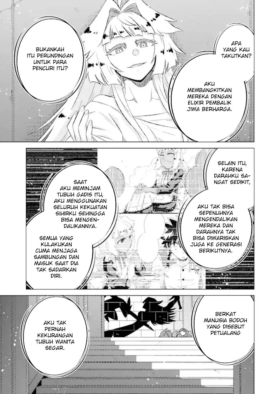 Isekai de tadahitori no mamono tsukai ~ tenshoku shitara maou ni machigawa remashita Chapter 53.2 Gambar 20