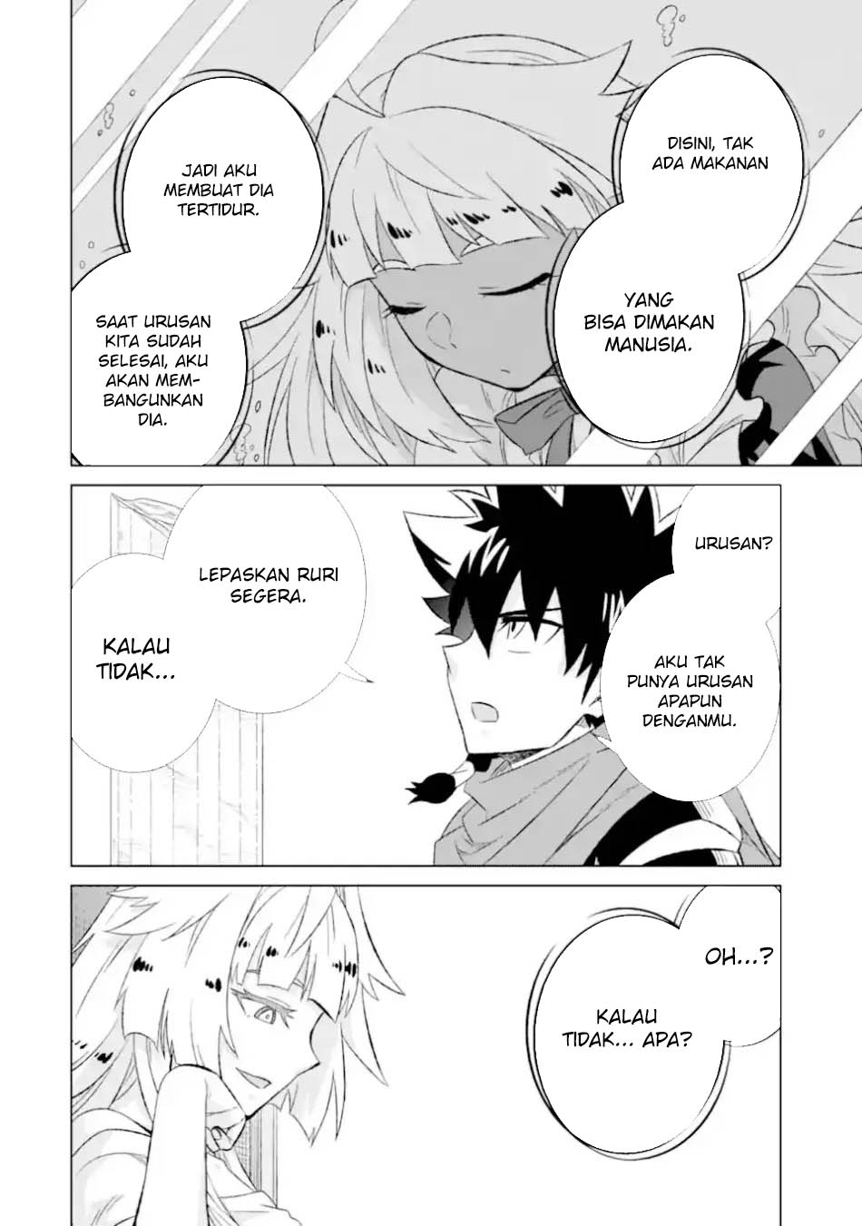 Isekai de tadahitori no mamono tsukai ~ tenshoku shitara maou ni machigawa remashita Chapter 53.2 Gambar 6