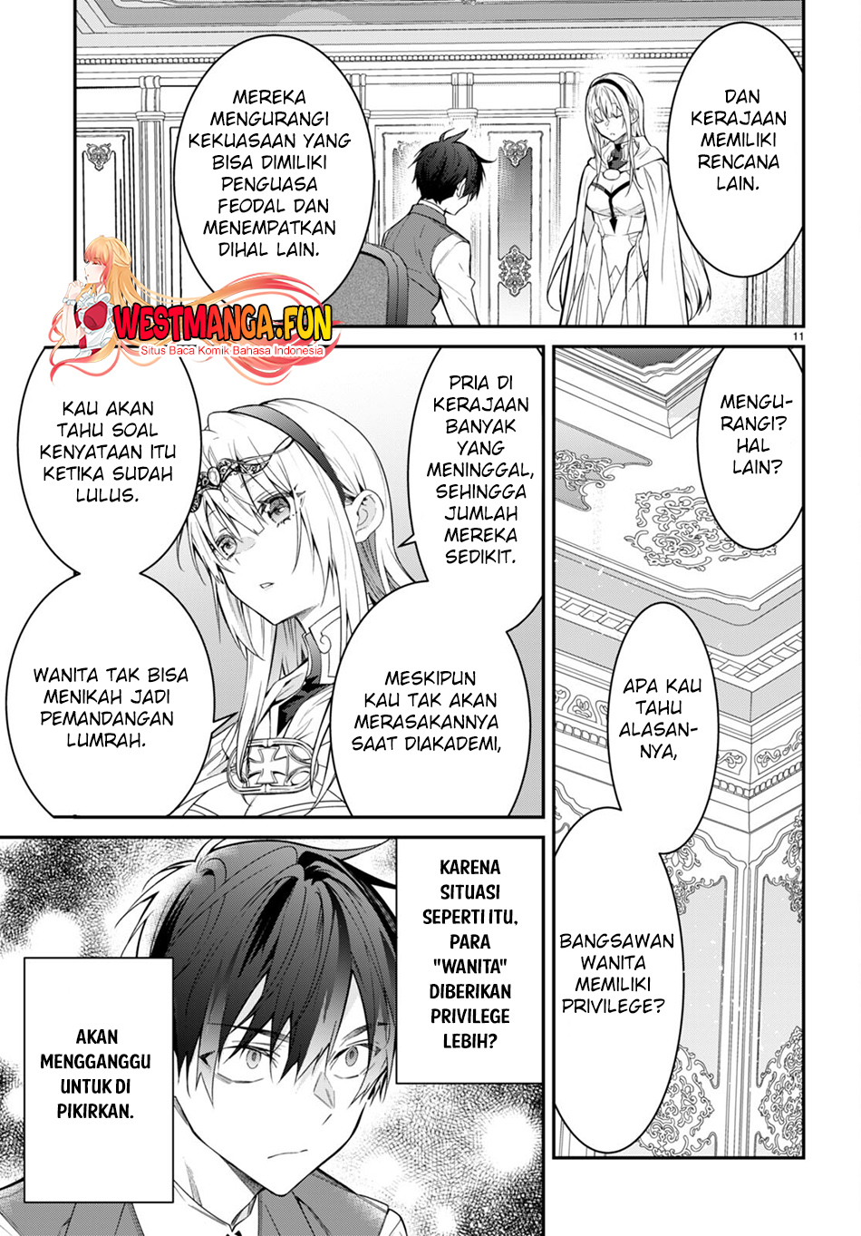 Otome Game Sekai wa Mob ni Kibishii Sekai Desu Chapter 64 Gambar 13