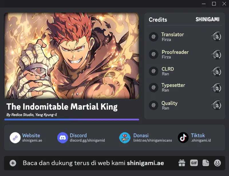 Baca Komik The Indomitable Martial King Chapter 33 Gambar 1