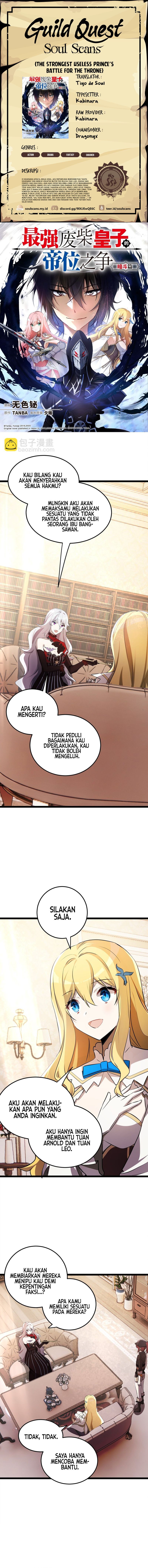 Baca Komik The Strongest Useless Prince’s Battle for The Throne Chapter 36 Gambar 1