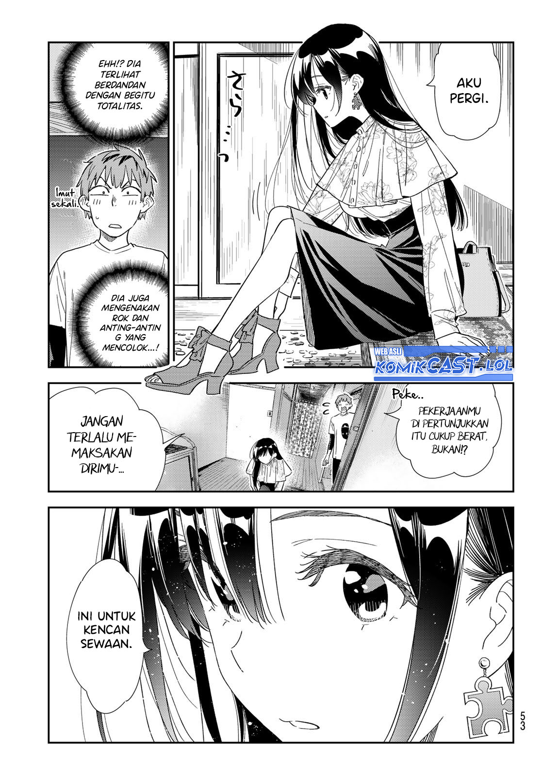 Kanojo Okarishimasu Chapter 307 Gambar 14