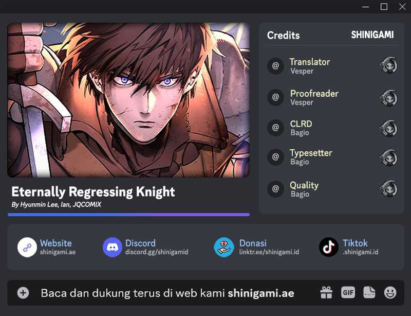 Baca Komik Eternally Regressing Knight Chapter 10 Gambar 1