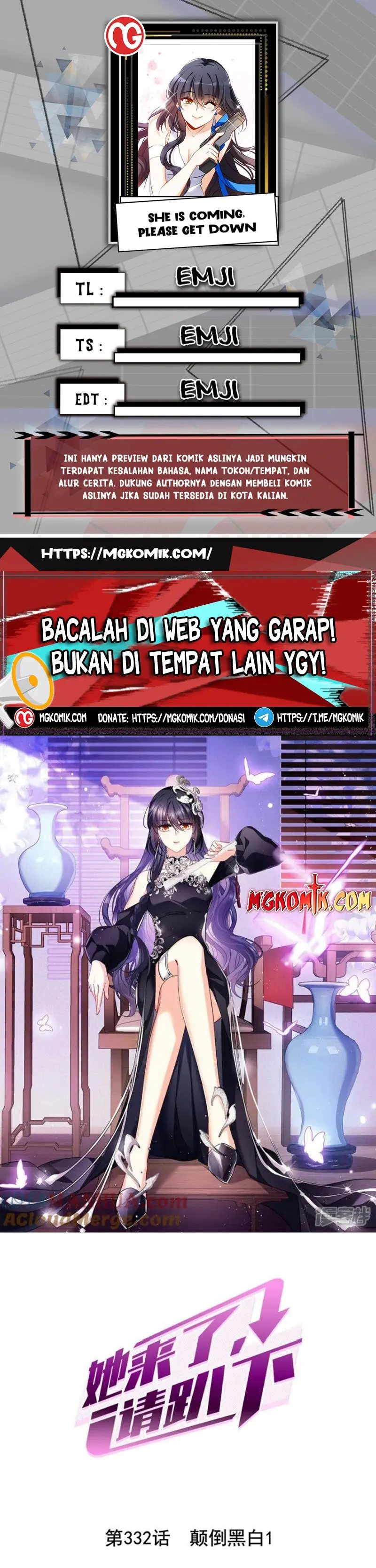 Baca Komik She Is Coming, Please Get Down! Chapter 332 Gambar 1