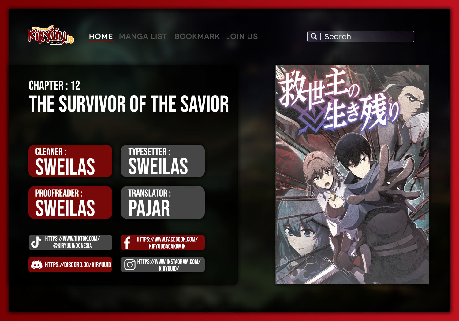 Baca Komik The Survival of the Savior Chapter 12 Gambar 1