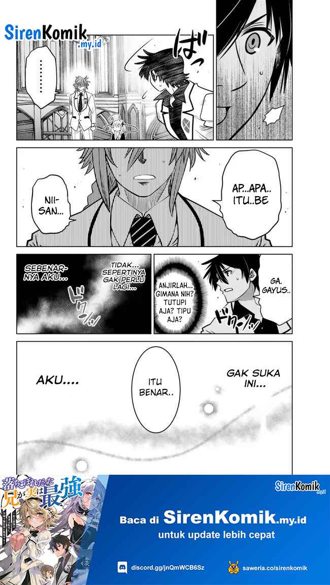 Ochikobore Datta Ani Ga Jitsuha Saikyou: Shijou Saikyou No Yuusha Wa Tensei-shi, Gakuen De Mujikaku Ni Musou Suru Chapter 24 Gambar 36