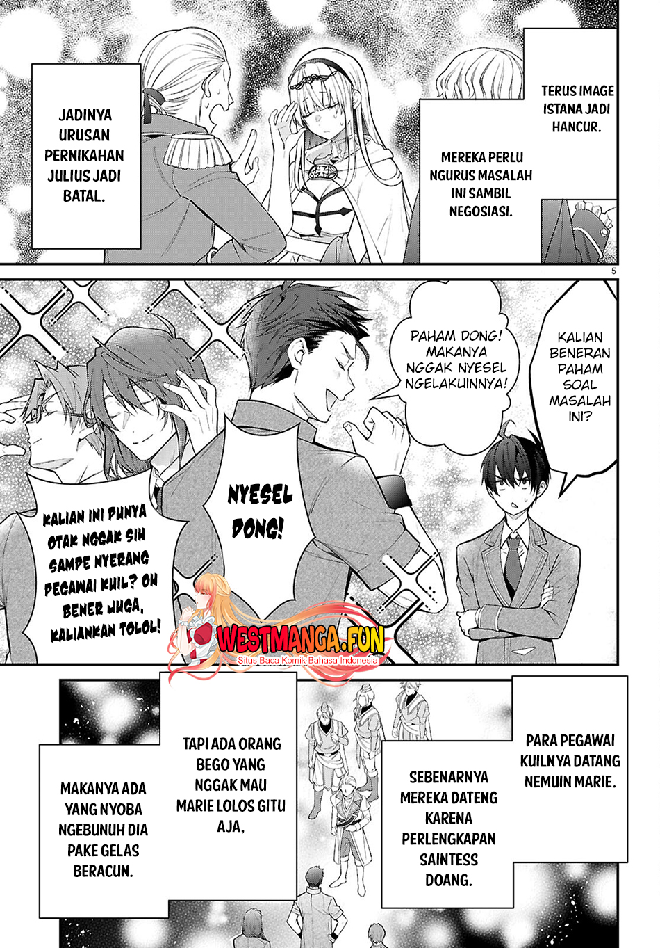 Otome Game Sekai wa Mob ni Kibishii Sekai Desu Chapter 65 Gambar 7