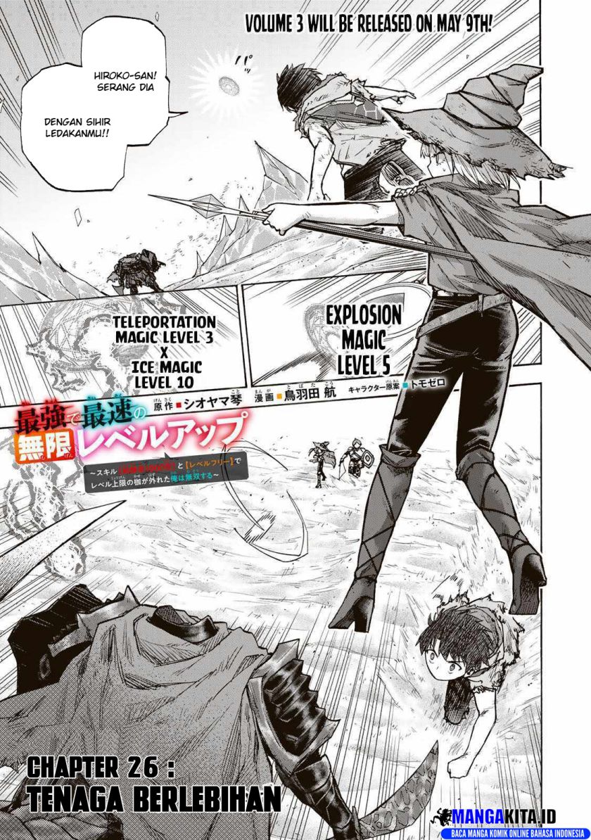 Baca Manga Saikyou de Saisoku no Mugen Level Up Chapter 26 Gambar 2