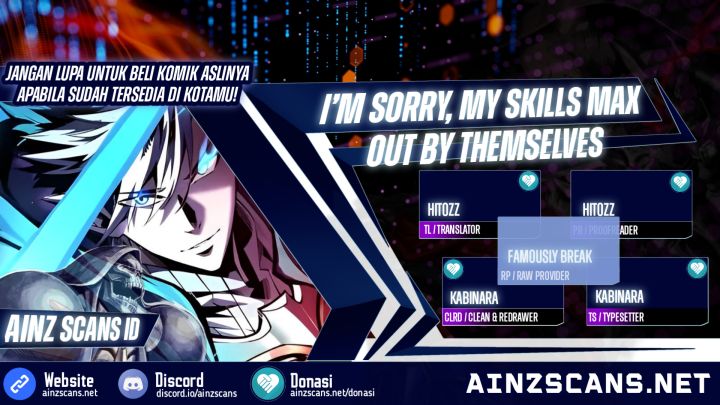 Baca Komik I’m Sorry, My Skills Max Out by Themselves Chapter 13 Gambar 1