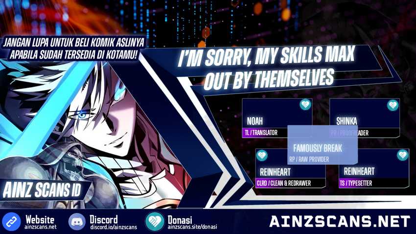 Baca Komik I’m Sorry, My Skills Max Out by Themselves Chapter 6 Gambar 1