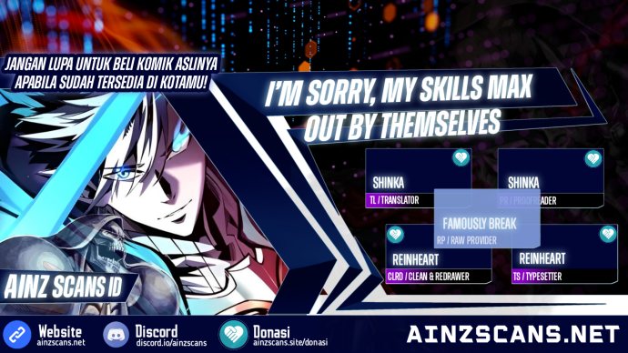 Baca Komik I’m Sorry, My Skills Max Out by Themselves Chapter 2 Gambar 1