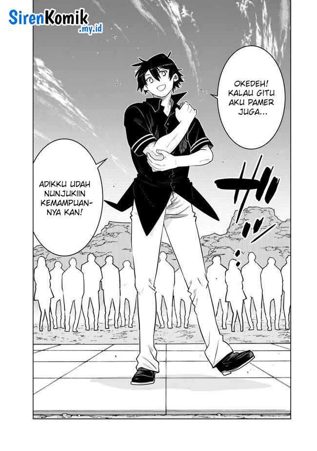Ochikobore Datta Ani Ga Jitsuha Saikyou: Shijou Saikyou No Yuusha Wa Tensei-shi, Gakuen De Mujikaku Ni Musou Suru Chapter 30 Gambar 30