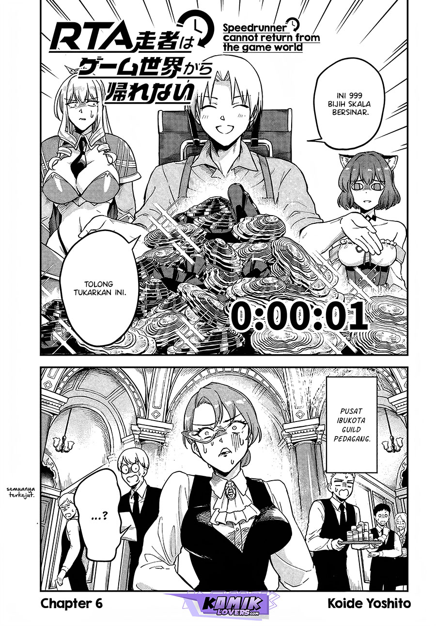 Baca Manga RTA Sousha wa Game Sekai kara Kaerenai Chapter 6 Gambar 2