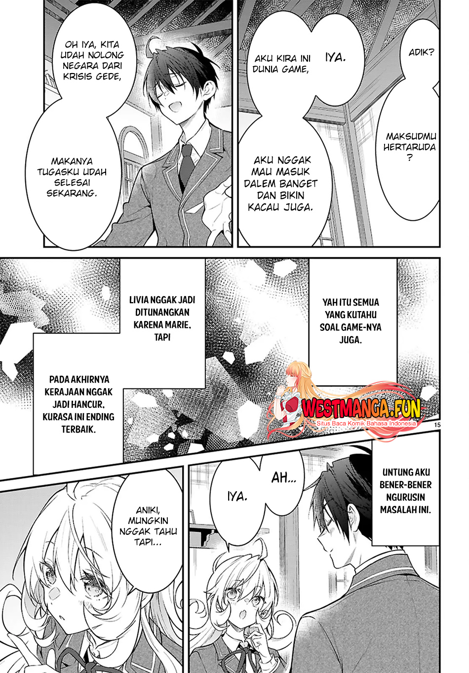 Otome Game Sekai wa Mob ni Kibishii Sekai Desu Chapter 66 Gambar 17
