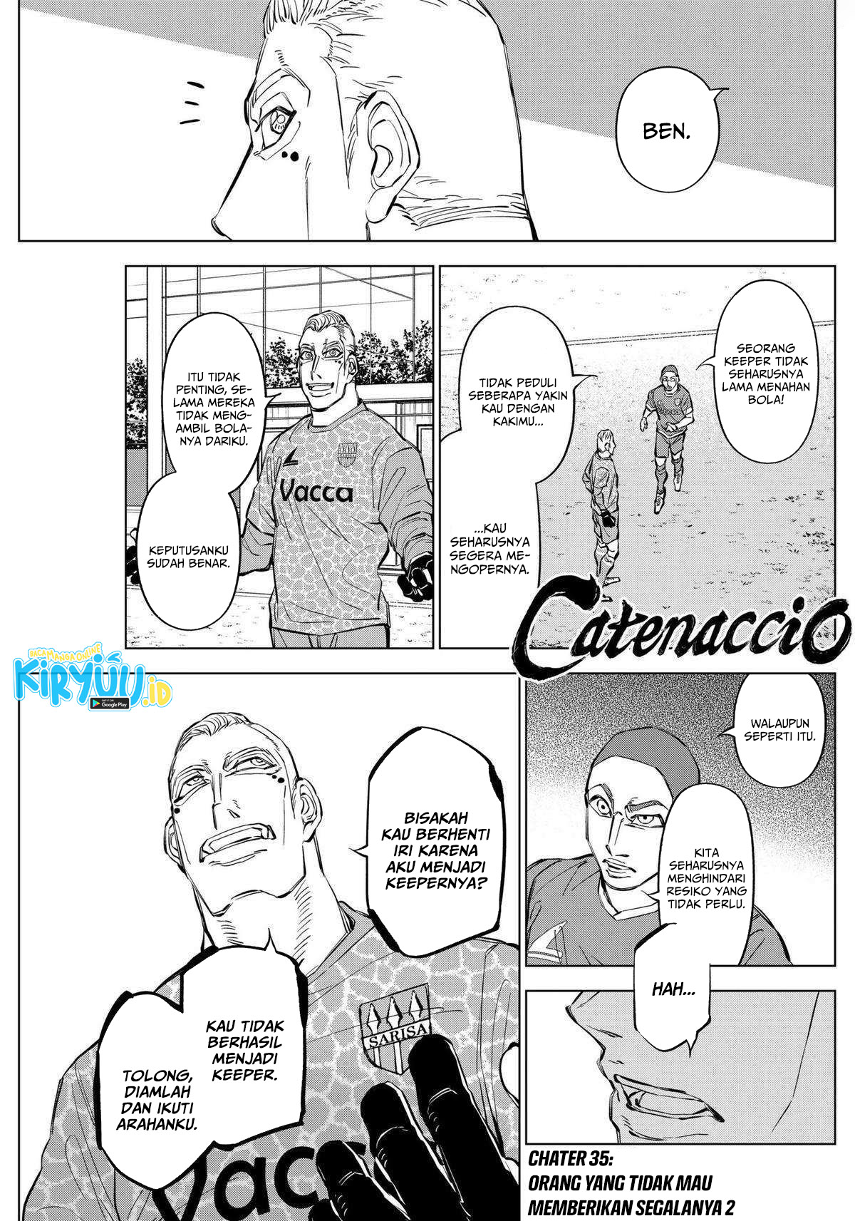 Baca Manga Catenaccio Chapter 35 Gambar 2
