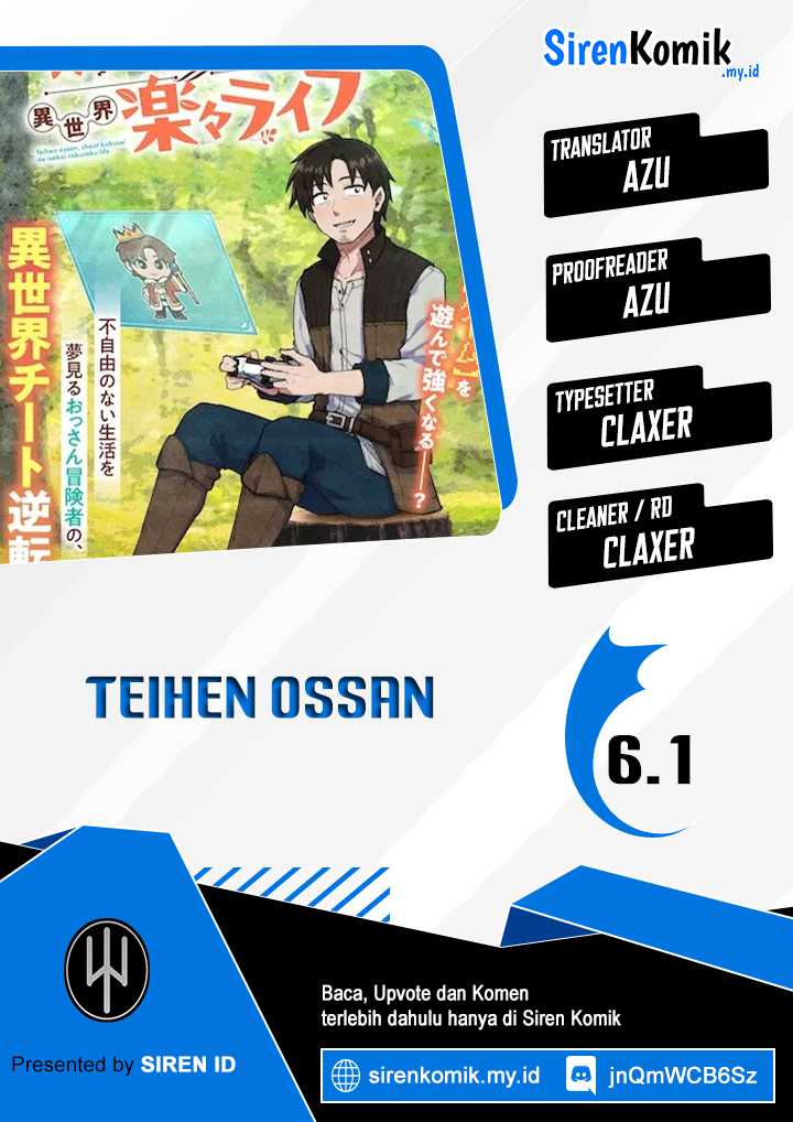 Baca Komik Teihen Ossan, Cheat Kokusei de Isekai Rakuraku Life Chapter 6.1 bahasa Indonesia Gambar 1