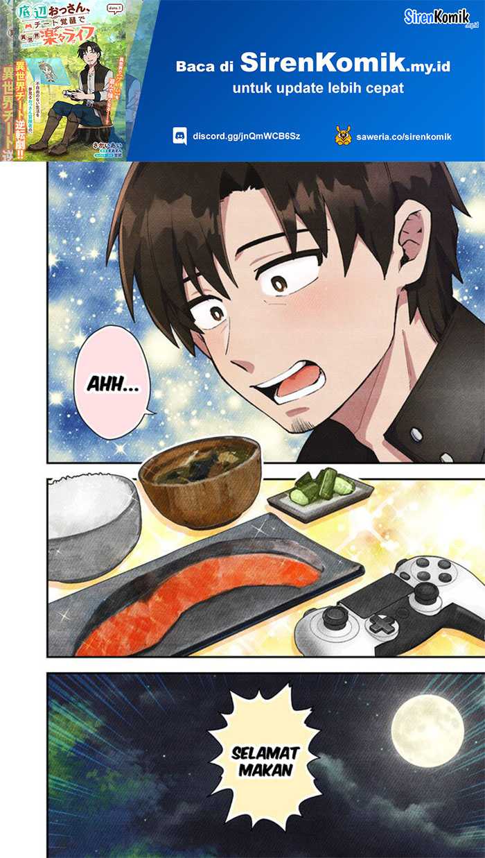 Baca Manga, Manhua Teihen Ossan, Cheat Kokusei de Isekai Rakuraku Life Chapter 1 bahasa Indonesia Gambar 2