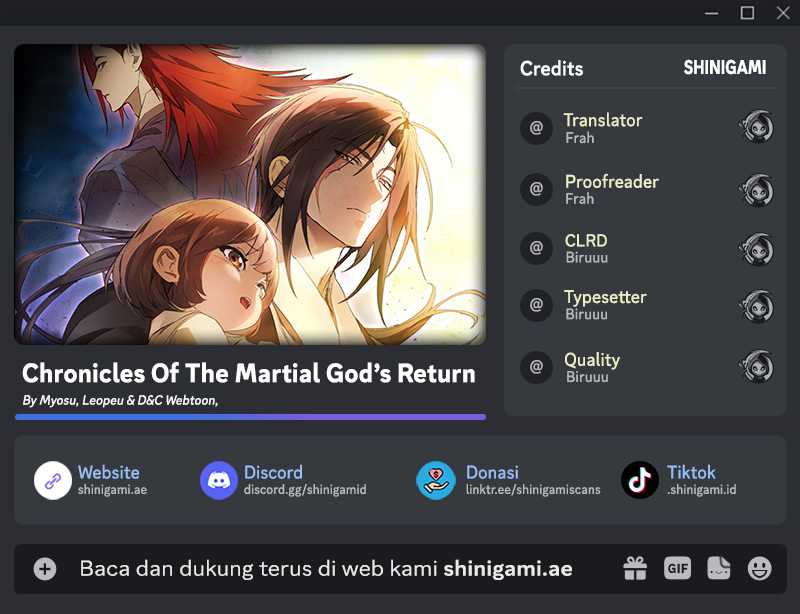 Baca Komik Chronicles Of The Martial God’s Chapter 91 Gambar 1