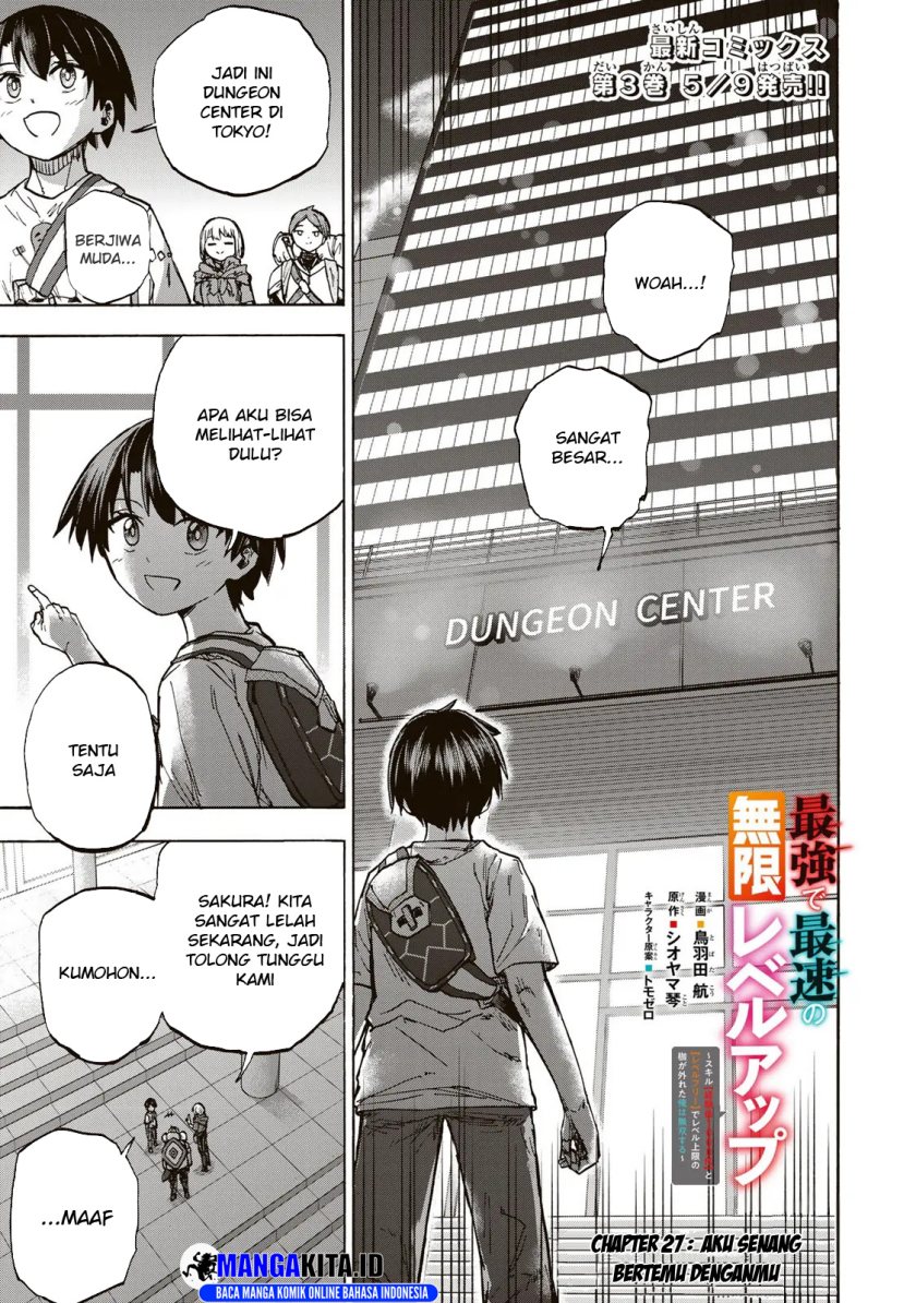 Baca Manga Saikyou de Saisoku no Mugen Level Up Chapter 27 Gambar 2