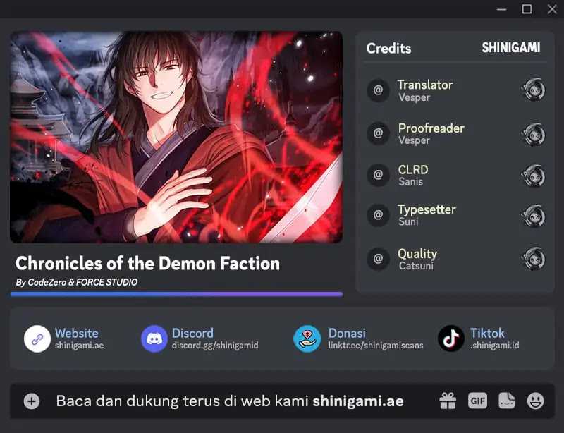 Baca Komik Chronicles of the Demon Faction Chapter 76 Gambar 1