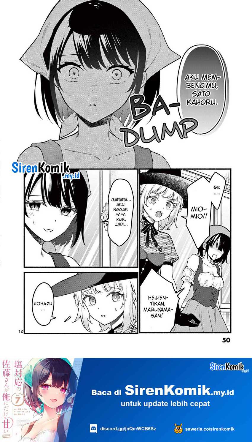 Shiotaiou no Sato-san ga Ore ni dake Amai Chapter 60 Gambar 13