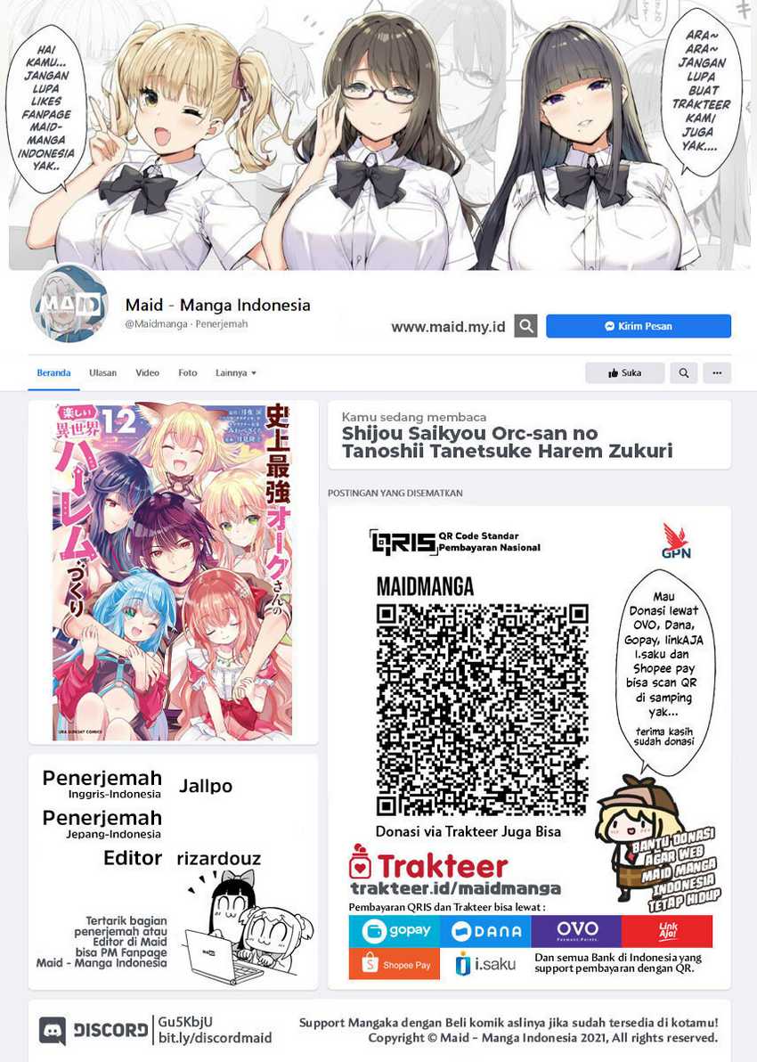 Baca Manga Shijou Saikyou Orc-san no Tanoshii Tanetsuke Harem Zukuri Chapter 108 Gambar 2