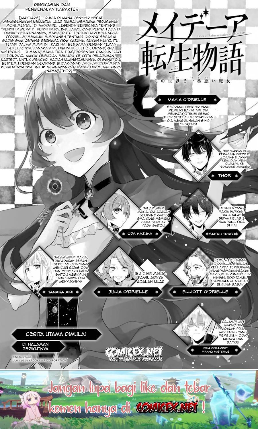 Baca Manga Maydare Tensei Monogatari: Kono Sekai de Ichiban Warui Majo Chapter 5 Gambar 2