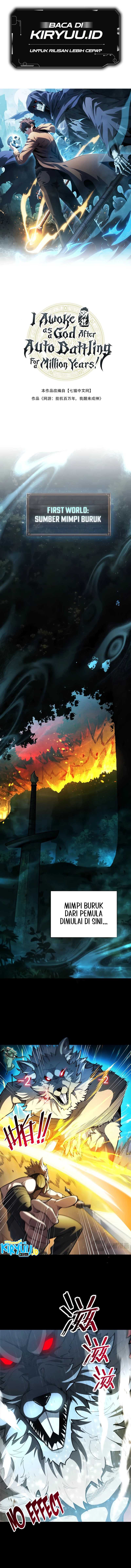 Baca Manhua I Awoke as a God After Auto Battling For a Million Years (Idle Player Returns as a God) Chapter 2 Gambar 2