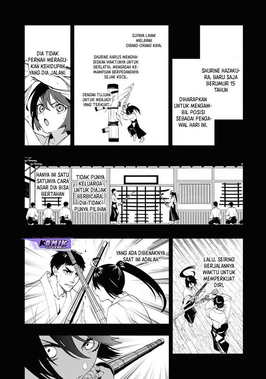 Hitokiri Shoujo Koushaku Reijou no Goei ni Naru Chapter 1 Gambar 7