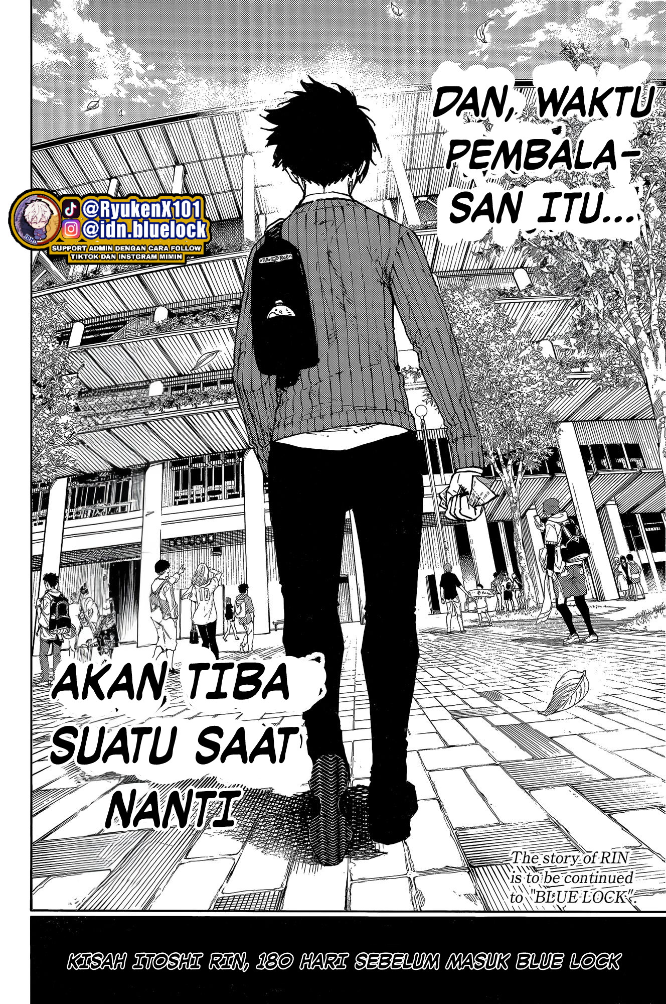 Blue Lock Chapter 268.5 Spesial Itoshi Rin Gambar 31