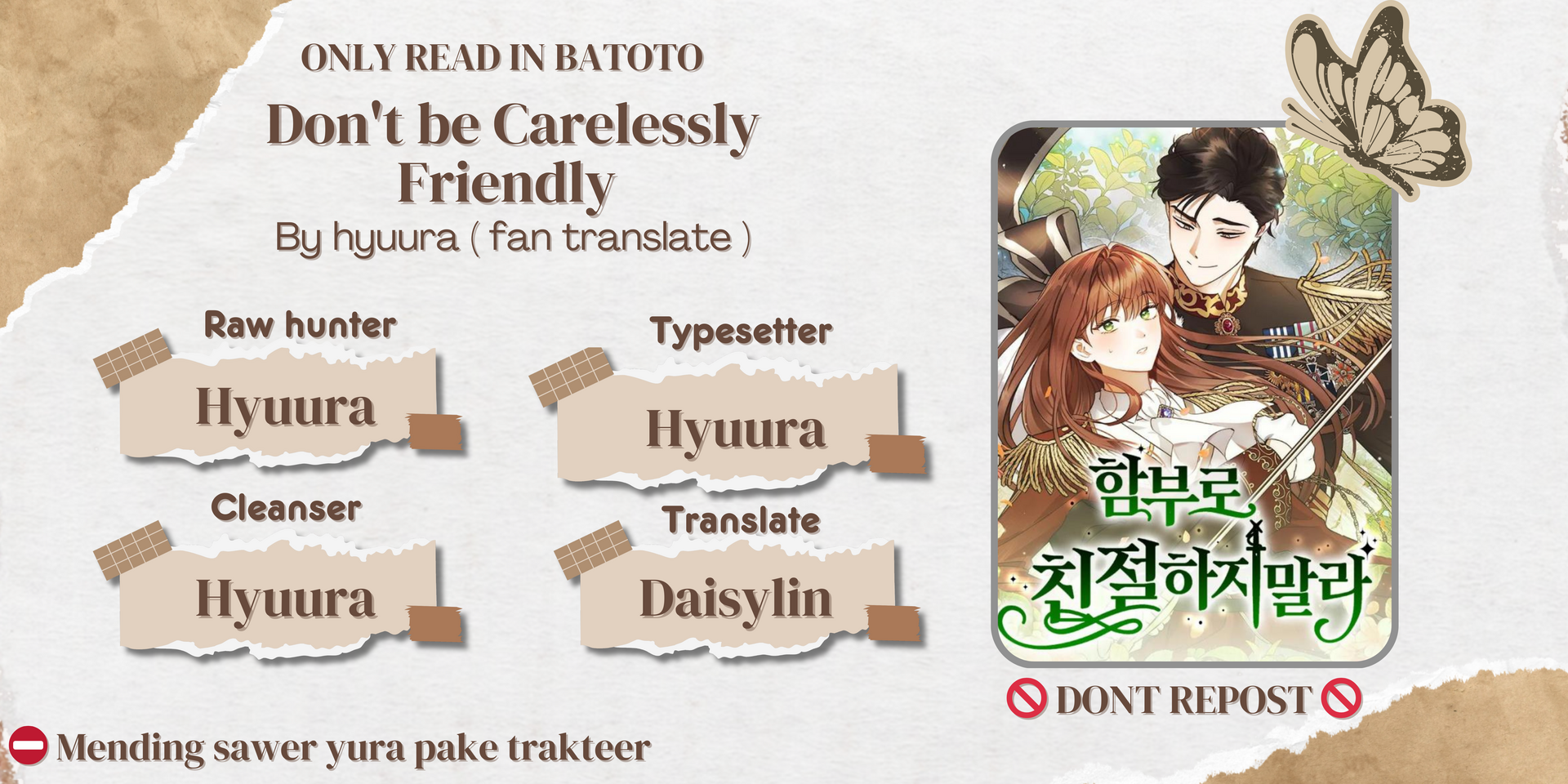 Baca Komik Don’t Be Too Nice Chapter 21 bahasa Indonesia Gambar 1
