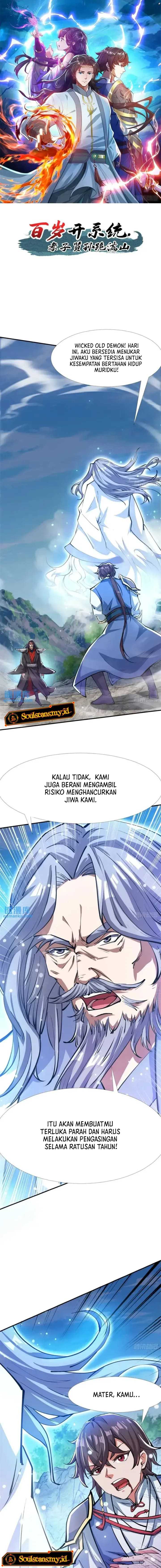When The System Opens After The Age Of 100, All Grandchildren Kneel Upon The Mountains! Chapter 23 bahasa Indonesia Gambar 3
