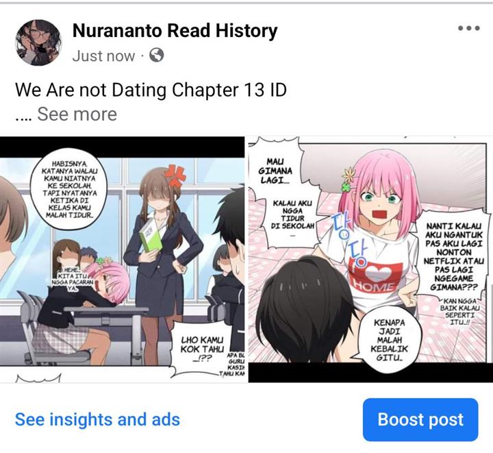 We Are Not Dating!! Chapter 13 bahasa Indonesia Gambar 3