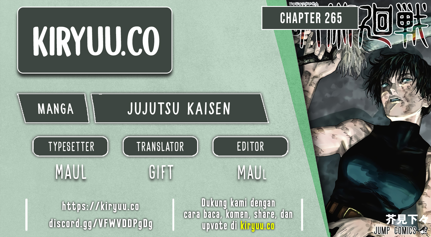 Baca Komik Jujutsu Kaisen Chapter 265 Gambar 1