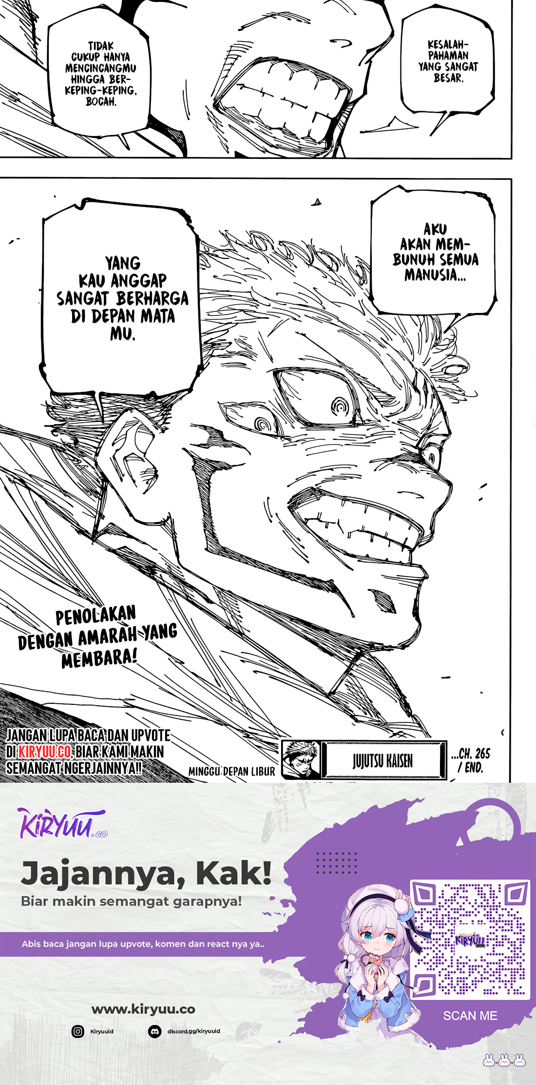 Jujutsu Kaisen Chapter 265 Gambar 20