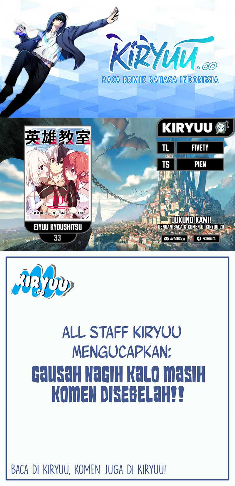 Baca Komik Eiyuu Kyoushitsu Chapter 33 Gambar 1