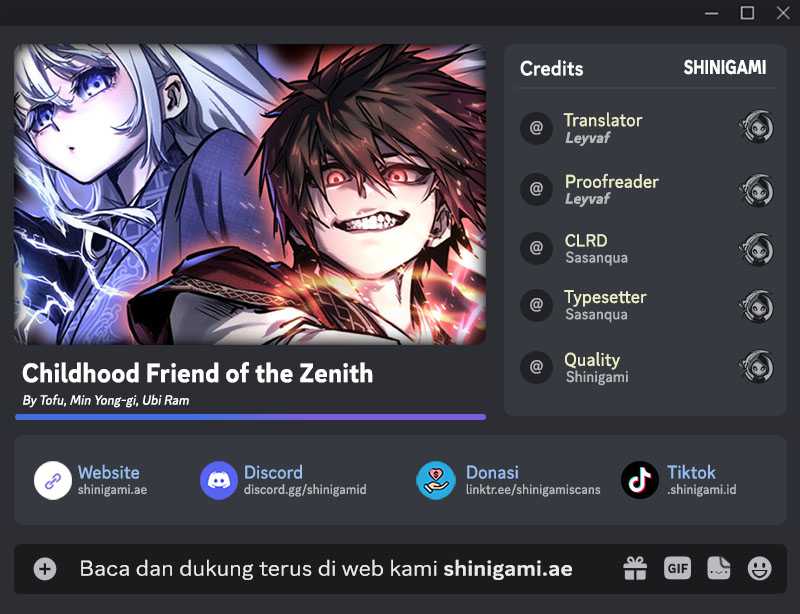 Baca Komik Childhood Friend Of The Zenith Chapter 19 bahasa Indonesia Gambar 1