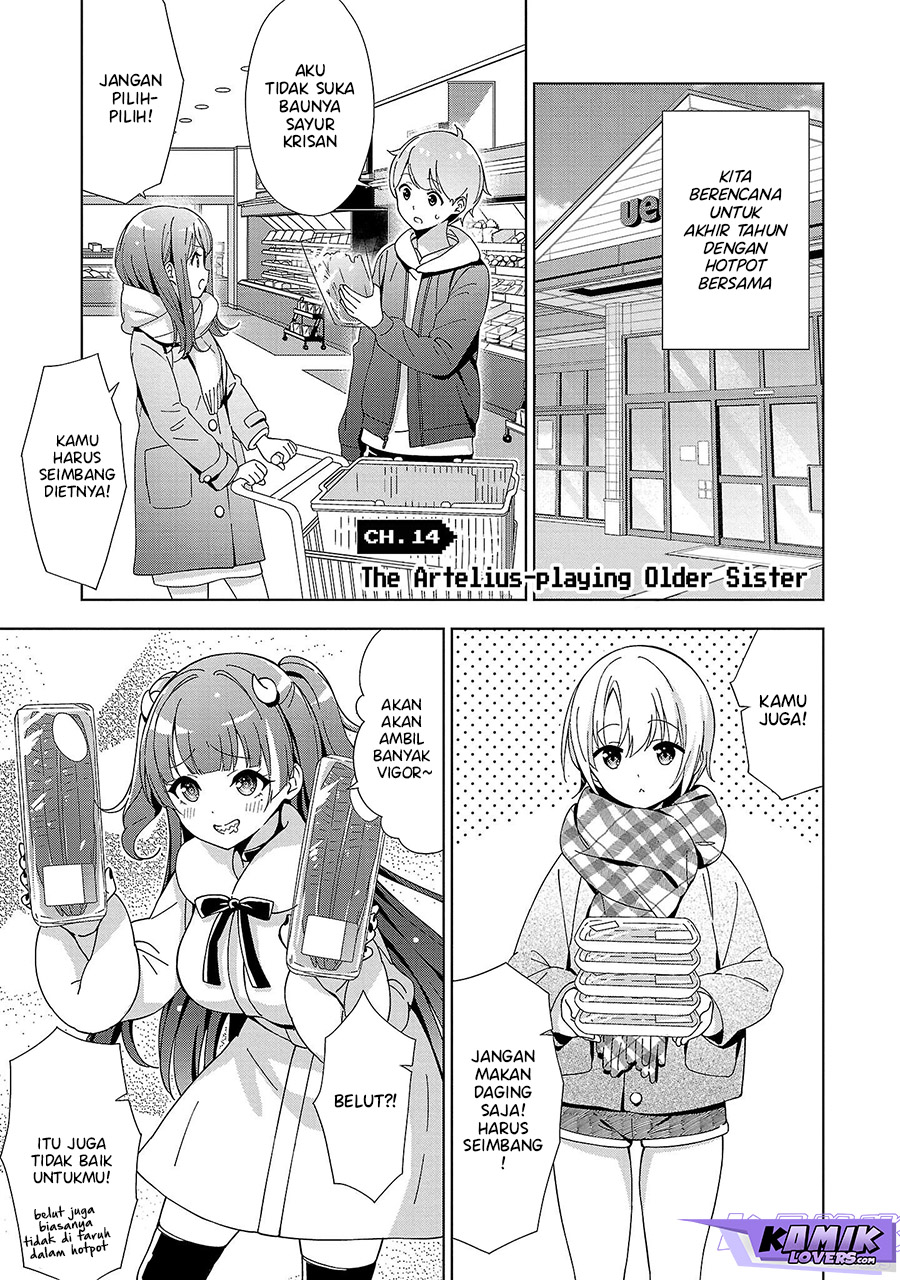 Onee-chan wa Game o Suruto Hito ga Kawaru Onee-chan Chapter 14 bahasa Indonesia Gambar 6