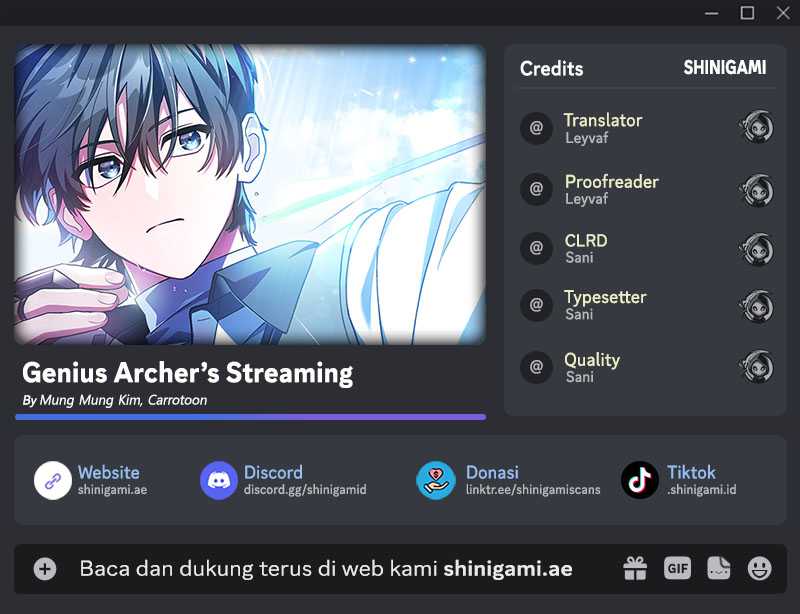 Baca Komik Genius Archer’s Streaming Chapter 37 Gambar 1