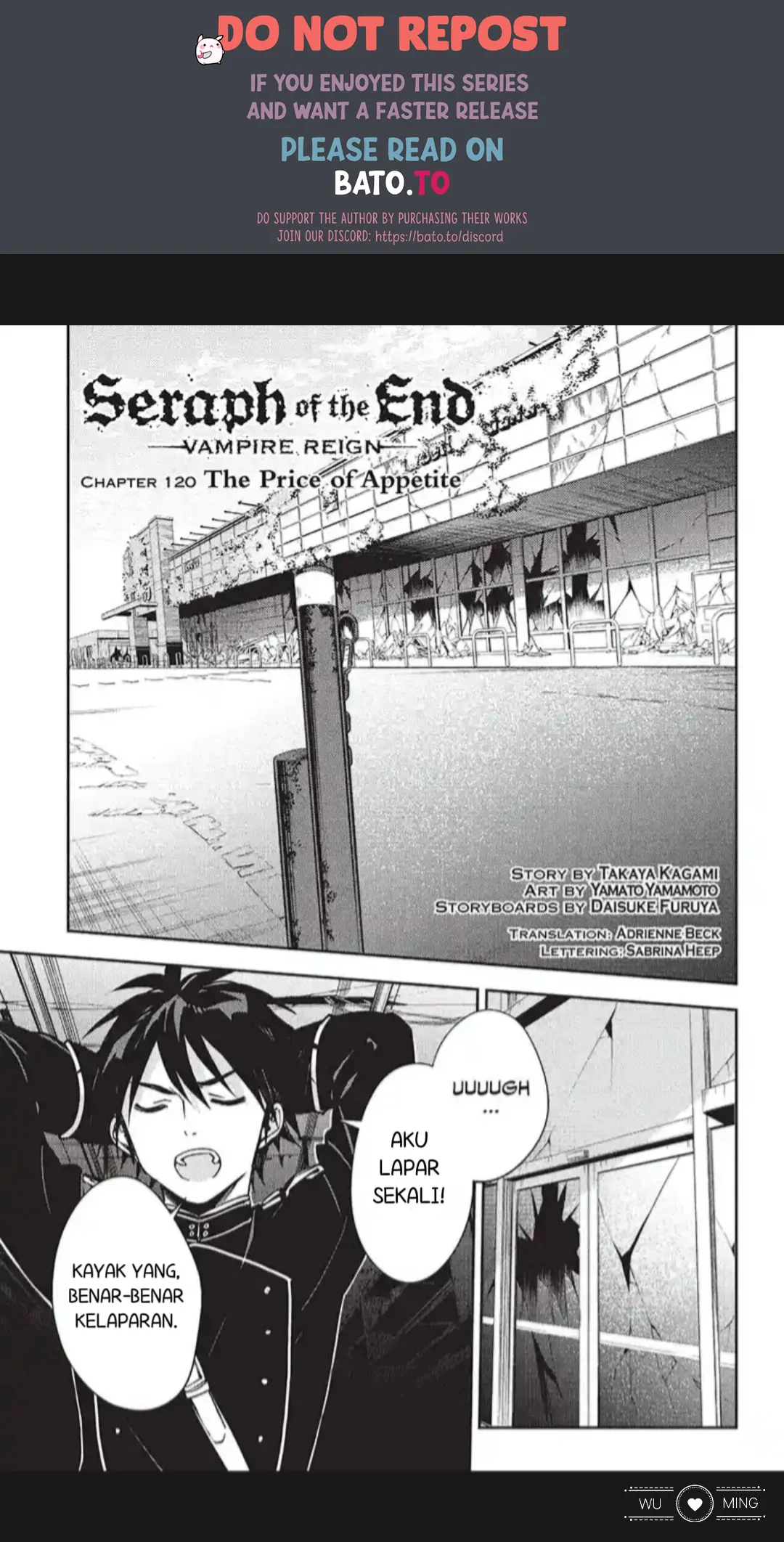 Baca Komik Owari no Seraph Chapter 120 Gambar 1