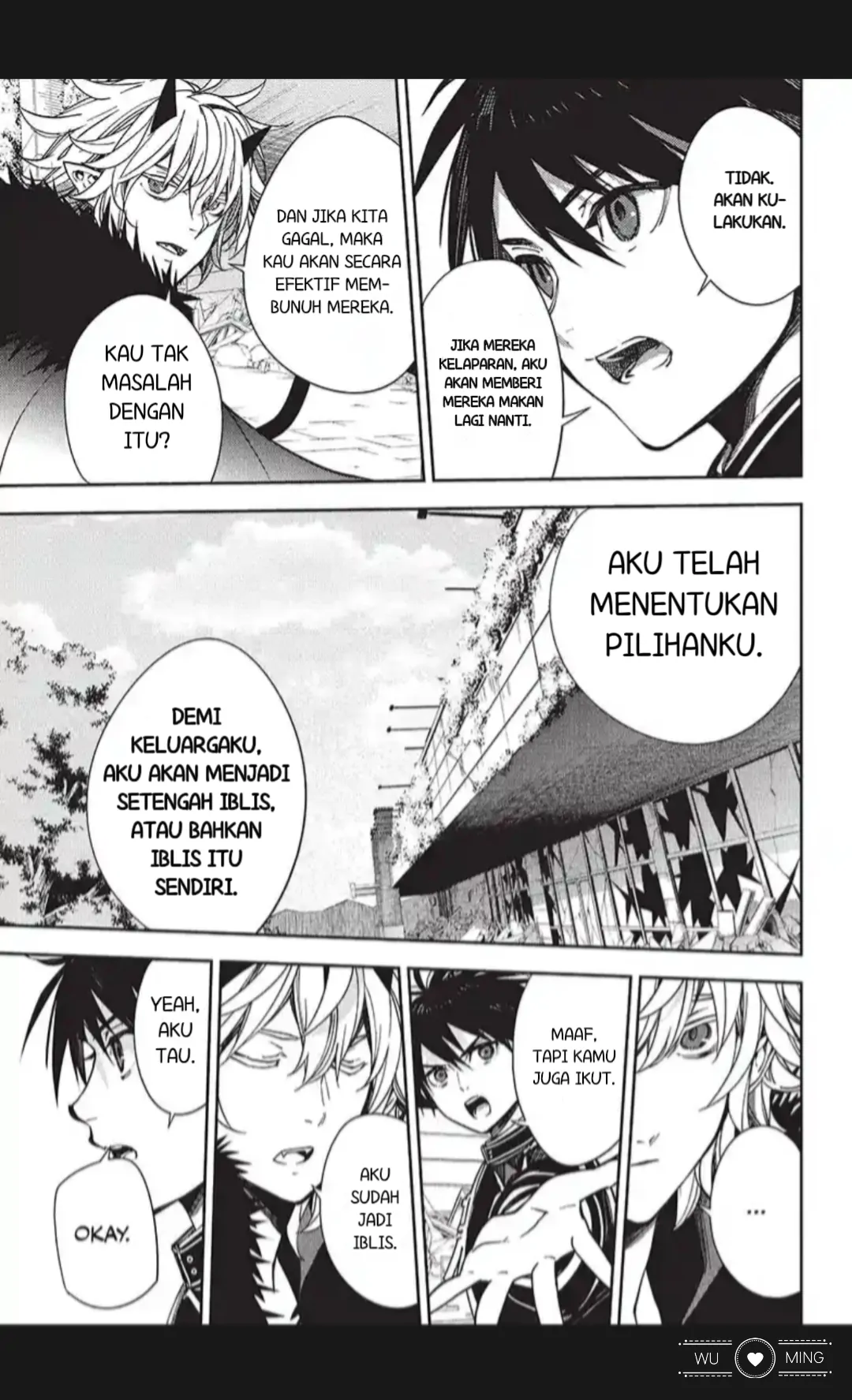 Owari no Seraph Chapter 120 Gambar 19