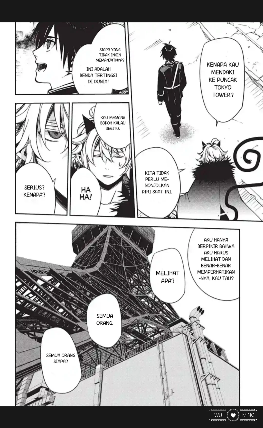 Owari no Seraph Chapter 119 Gambar 14