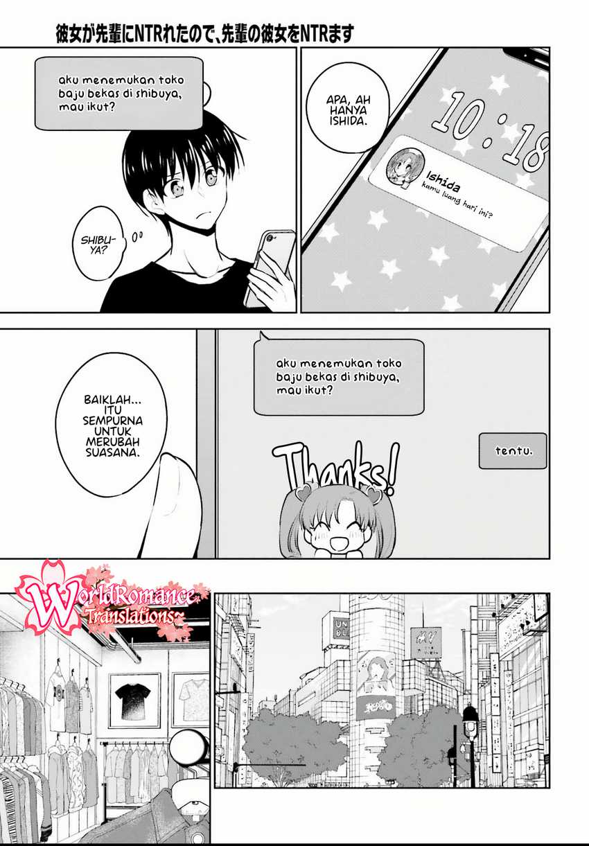 Kanojo ga Senpai ni NTR-reta no de, Senpai no Kanojo wo NTR-masu Chapter 7 Gambar 8