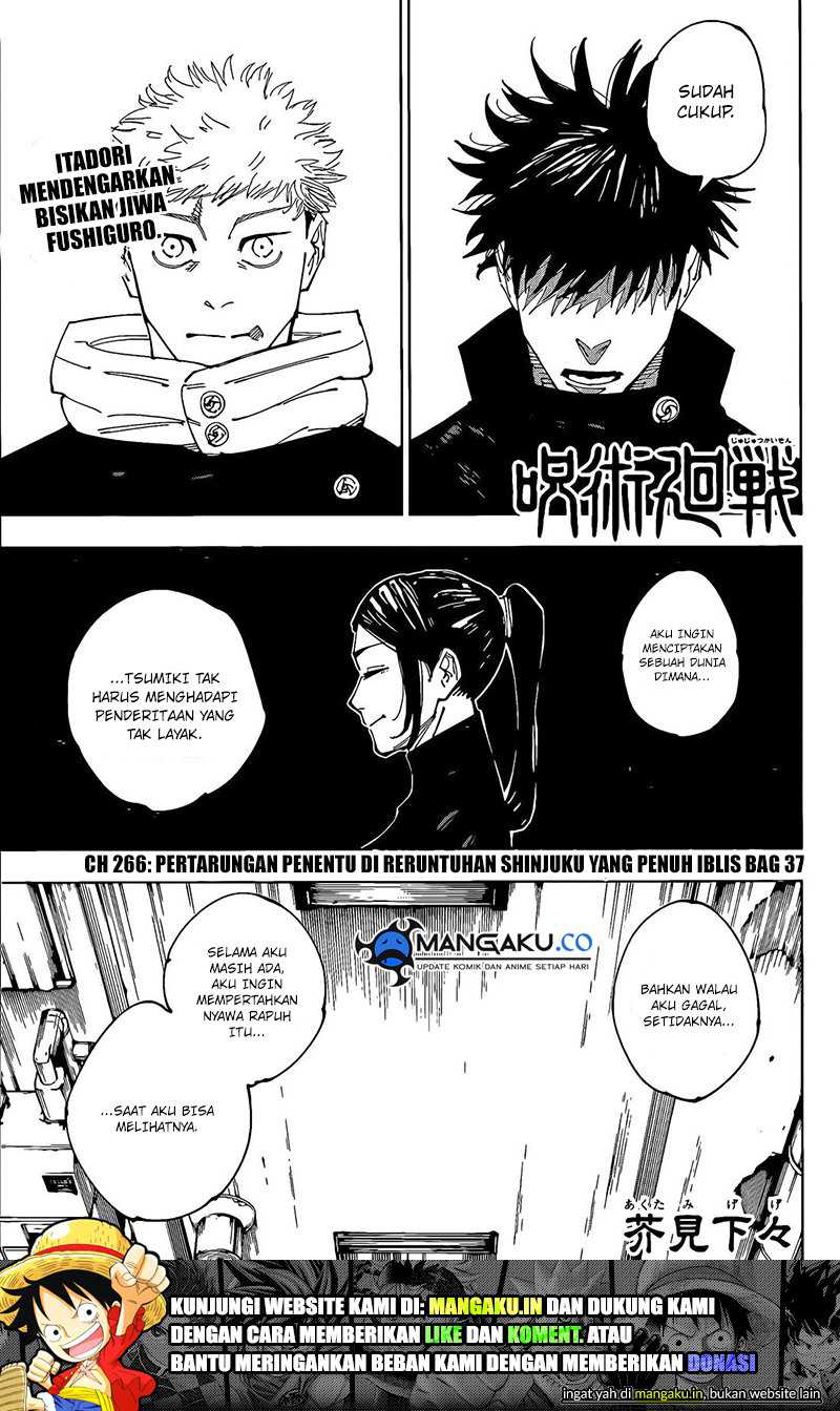 Baca Manga Jujutsu Kaisen Chapter 266 Gambar 2