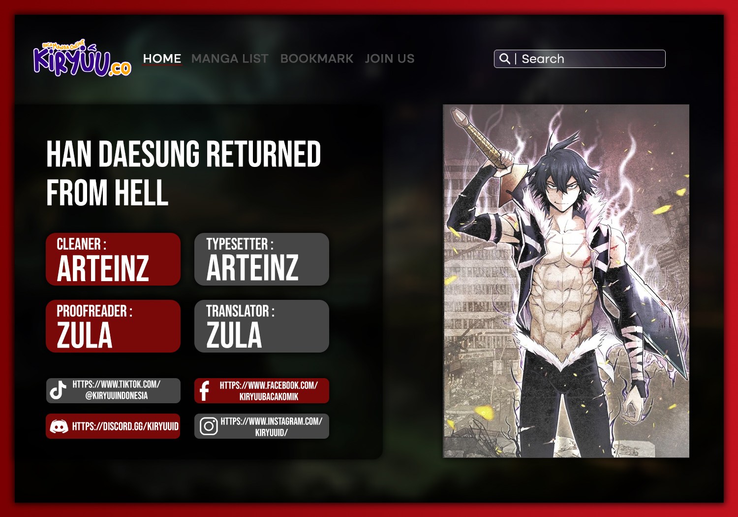 Baca Komik Han Dae Sung Returned From Hell Chapter 94 Gambar 1