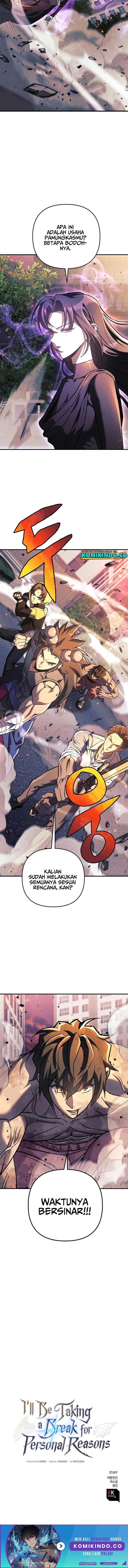 I’ll be Taking a Break for Personal Reasons Chapter 116 Gambar 16